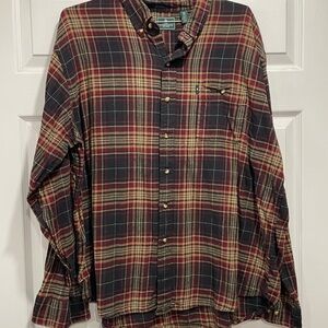 Men’s G.H. Bass & Co. Long-Sleeve Button Down Plaid Shirt - Size XXL